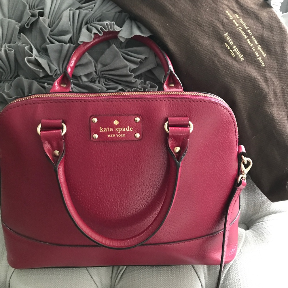 Kate Spade Wellesley Rachelle leather satchel